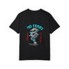 No Fears T Shirt White Dragon Print Japan Kyoto Text Streetwear Casual Wear