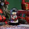 LED Glowing Christmas Snow Scene Ornament - Creative Plastic Tree Cover Decoration