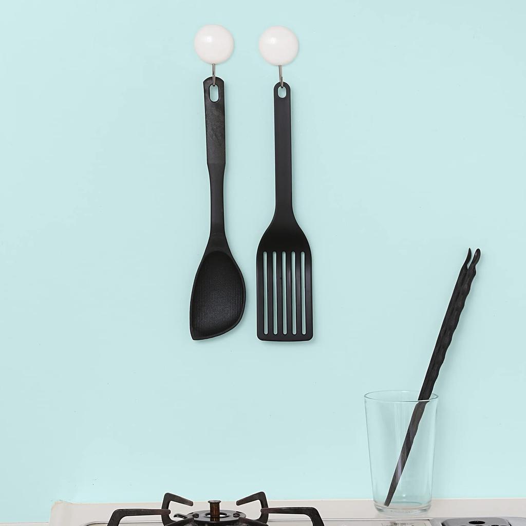 Astro Made In Antibacterial Binchotan Dishwasher Spatula, Black, Japan, Charcoal, Safe, Multi-Spoon, Spatula, Turner, Ladle, 510-40