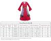 Dressy Daisy Princess Warrior Costume for Toddler Girls, Traditional Chinese Hanfu, Lady Hero Costume, Halloween Cosplay, Fancy Party Outfit, Red, Siz