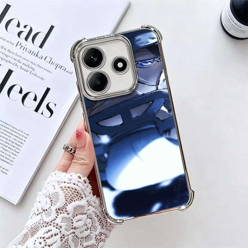 Bleach Kuchiki Rukia Plating Phone Case For Xiaomi Redmi Note 14 15 Pro Plus 13 12 11 11S 11T 10 9S 9 5G Anti-Fall Airabag Cover