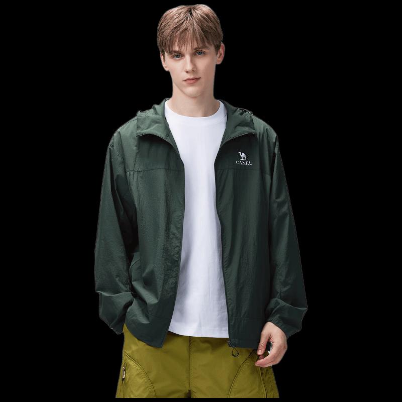 CAMEL Outdoor UPF50+ Cooling Water-Repellent Hooded Jacket A16BATG009 XXXL