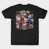 Asian Size Cotton Unisex Tshirt Print T-shirt Naruto Vs Sasuke Battle Art T-shirt No-Cut Print Regular Fit