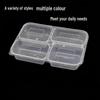 Disposable 5-Compartment Plastic Takeout Food Containers