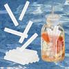 8Pcs Reusable Ice Cube Mold 3D Colored Popsicle Popsicles Multicolor Cooling Tool Plastic Ice Cube Refreezable Ice Cube
