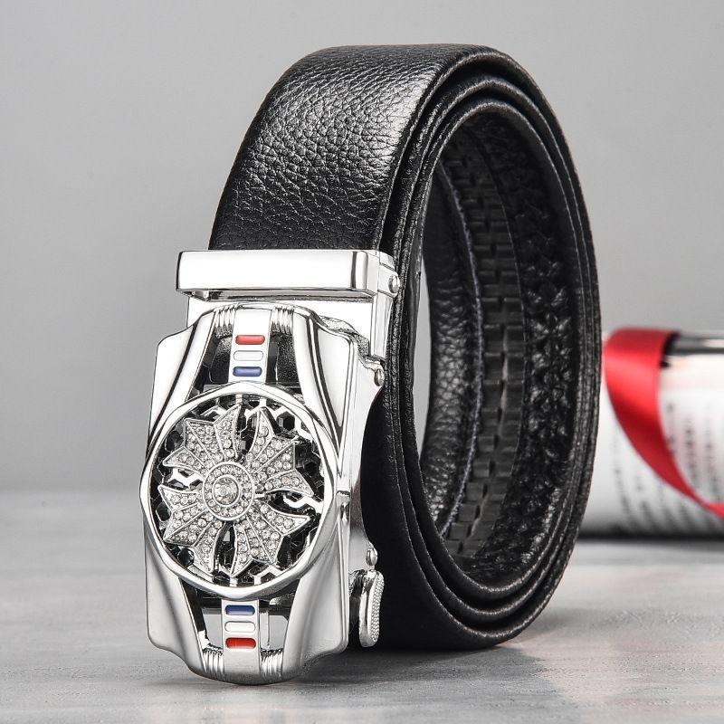 Buckle Automatic Elegant Mens Waist Belt Chic Design For Effortless Everyday Style