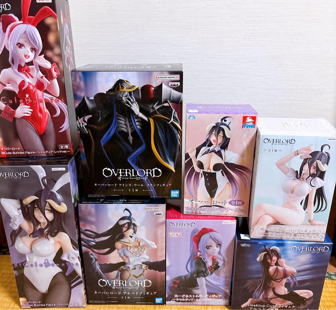 

[USED] Overlord Albedo Shalltear Ainz Bunny Figure