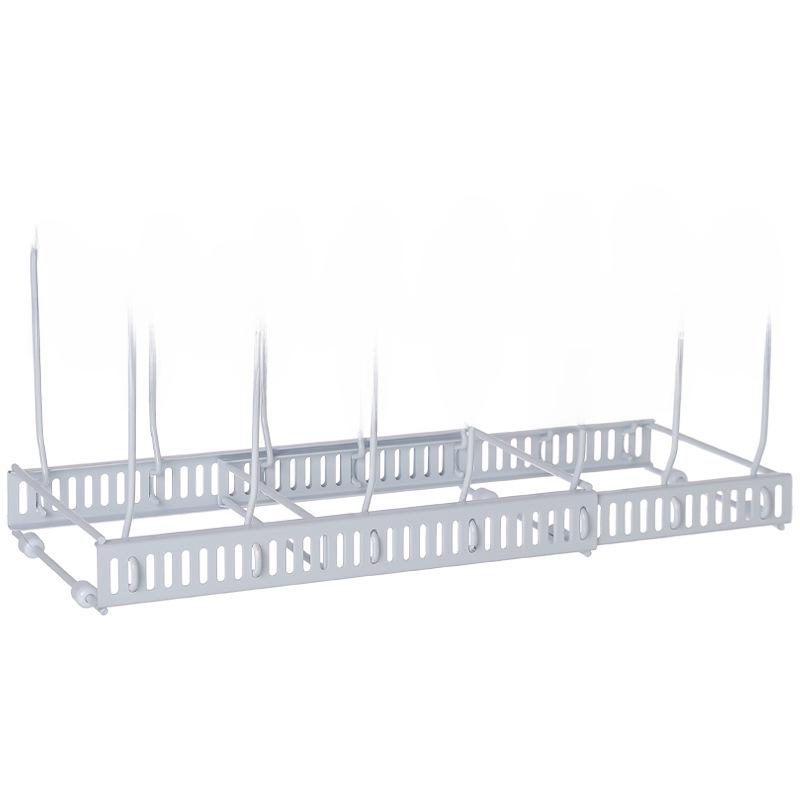 Retractable Pot Lid Rack for Kitchen Countertop Storage