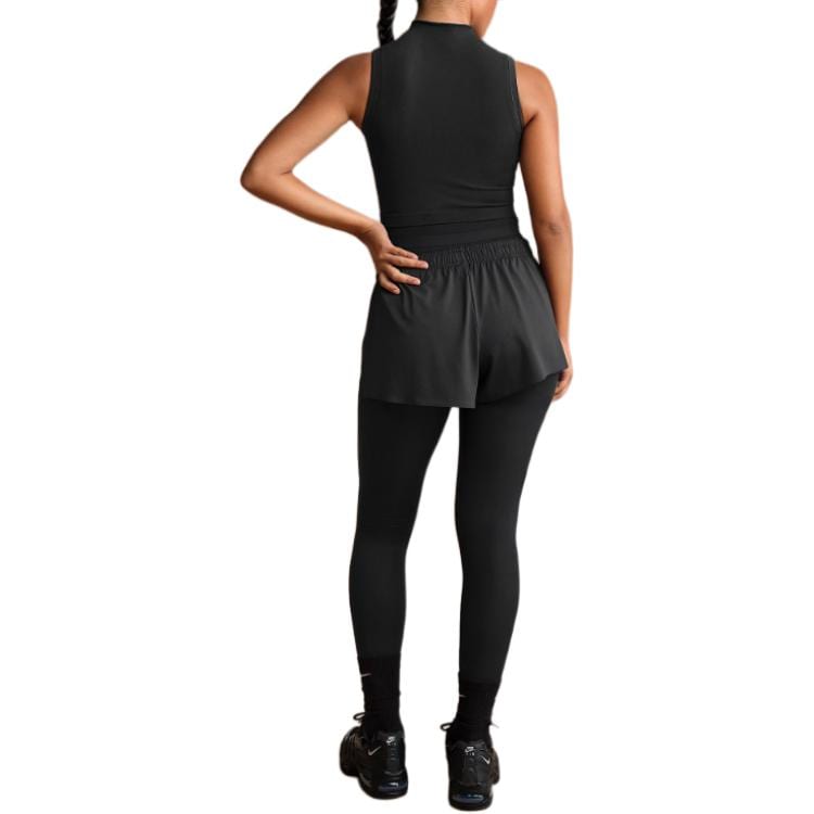 Nike SKIMS Vintage Seamless Women's Mock-Neck Long-Line Bra TPTNK2954-OBD