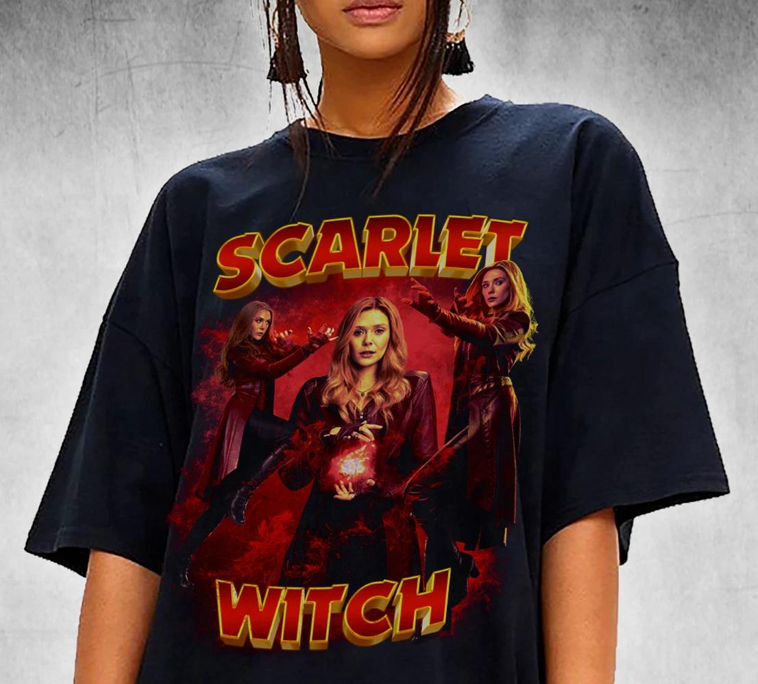 Vintage Scarlet Witch, Wanda Maximoff T-Shirt, Wanda Vision Shirt S