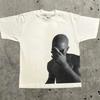 Rapper Frank Retro Graphic T Shirt Uomo Hip Hop Ocean Album Abbigliamento T-Shirt Y2k Unisex Bionda Moda Oversize T-shirt in cotone