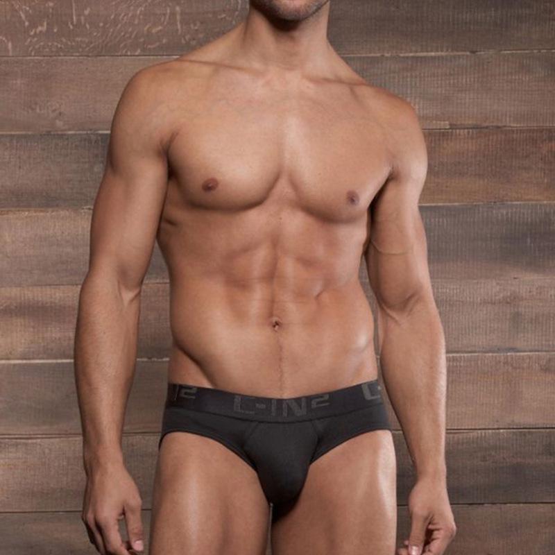 High-Quality Ribbed Cotton Men's Briefs - Classic Solid Colors