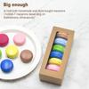 10/20pcs Macaron dessert packing box with transparent window kraft paper cupcake box cookie candy carton party supplies
