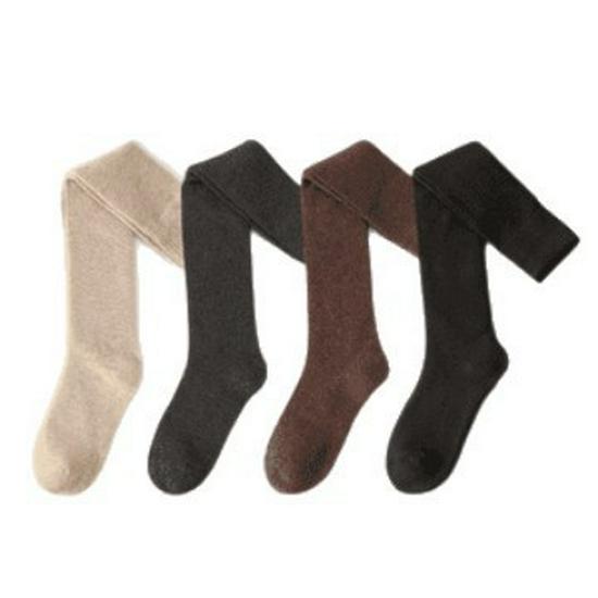 

New Arrival - Women s Fleece-Lined Over-the-Knee Warm Socks for Autumn/Winter One Size