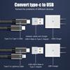 Type C To USB Converter USB C Female To USB2.0 Male Adapter For Convenient On Travel Device Access and Charging