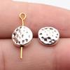 Twisted-Pattern Small-Hole Spacer Beads Mini Antique Bronze Silver Jewelry Making String Beads Separator