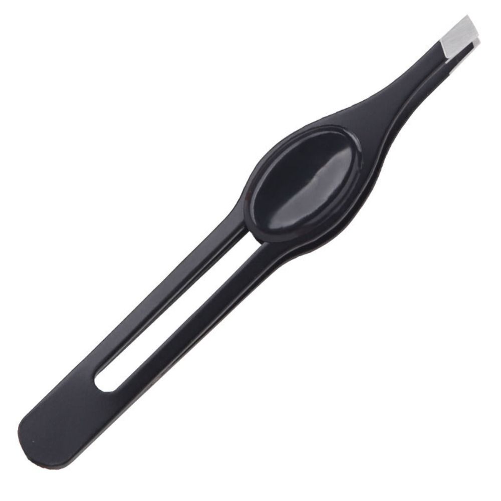 Non-slip Handle Stainless Steel Tweezer Hair Removal Multifunction False Eyelash Tweezers Colorful Durable