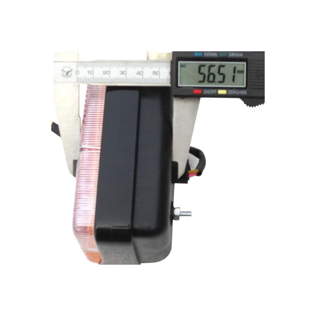 APSMOTIV Zestaw przednich lamp kierunkowskazów ze żarówkami Do ciągnika Massey Ferguson Deutz Fahr 1673840M91 1673841M91 1678580M91 1678840M91