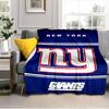 New York Giants Helmet Blanket Outdoor Flannel Blanket for Camping, Hiking, Garden Parties, Picnic Essentials,gift for family and friends