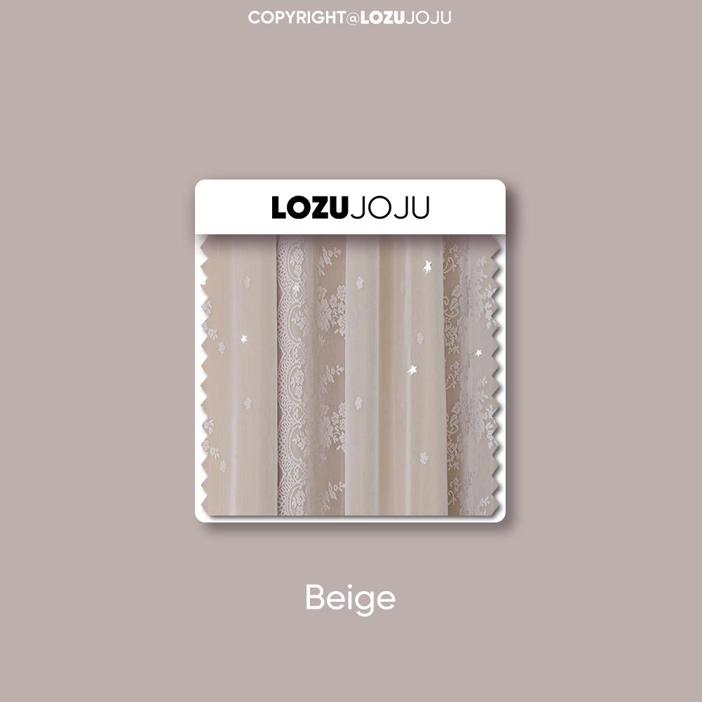 A Set of LOZUJOJU Hollow Star Blackout Curtain and Lace Sheer Curtains Integrated Gauze Curtain and Curtain for Living Room Bedroom Home Decor