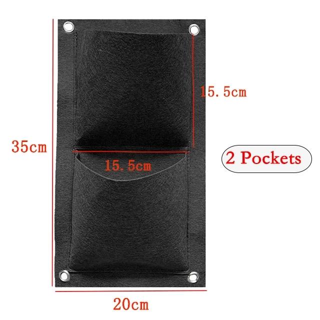 

Multi-pocket Planting Bag Felt Vegetable Fruit Flowers Grow Bags for Plants Hanging Vertical Home Garden Tools Plant Seeding Pot