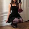 European and American women's clothing French elegant fashion dating clothing velvet suspender dress