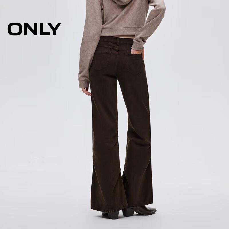 ONLY Women's 2025 Winter Retro High-Waist Cotton Flared Pants