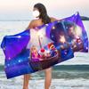 RTT G-galaxy Towel Beach Bath Quick-Drying Super Lightweight Portable Sauna Camping Movie Swim Pool M-marios-es Travel