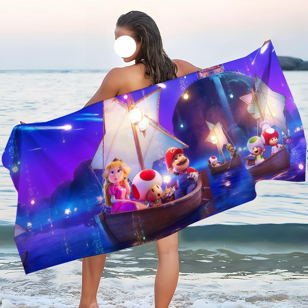 RTT G-galaxy Towel Beach Bath Quick-Drying Super Lightweight Portable Sauna Camping Movie Swim Pool M-marios-es Travel