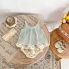 New 2024 Summer Baby Girl Cute Fresh Checkered Tank Top And Floral Skirt Shorts Set