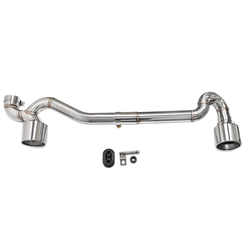 BMW E90/E92/E93 320i/330i/325i Dual-Outlet Black Stainless Steel Tailpipe for MT Conversion
