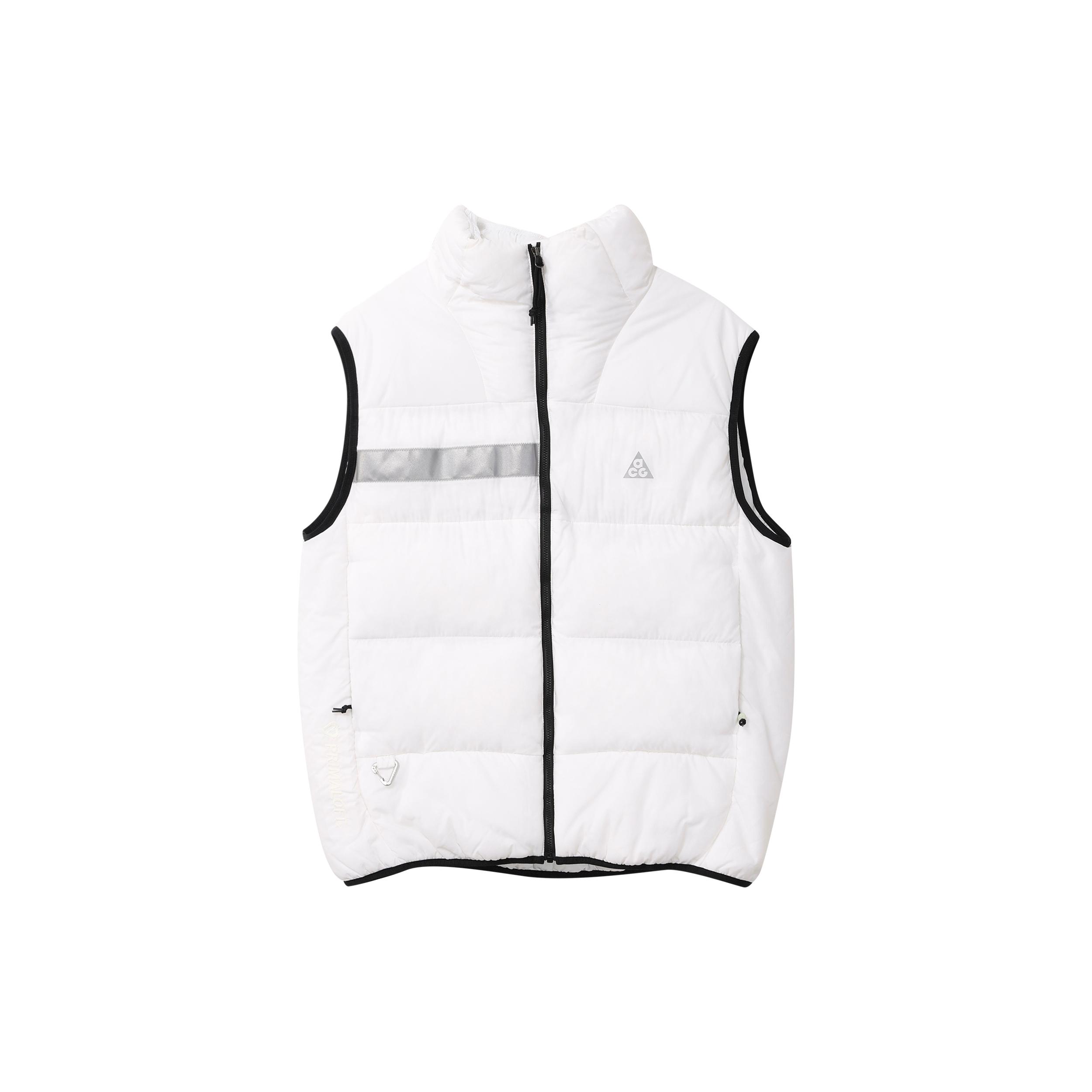 Мужские жилеты Nike ACG THERMA FIT с наполнителем Белый Стойка умеренный Другое DM4236-100 S