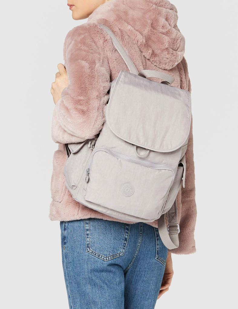 Kipling Official Kipling City Pack Grey Gris K1214789L 16L Free Women's