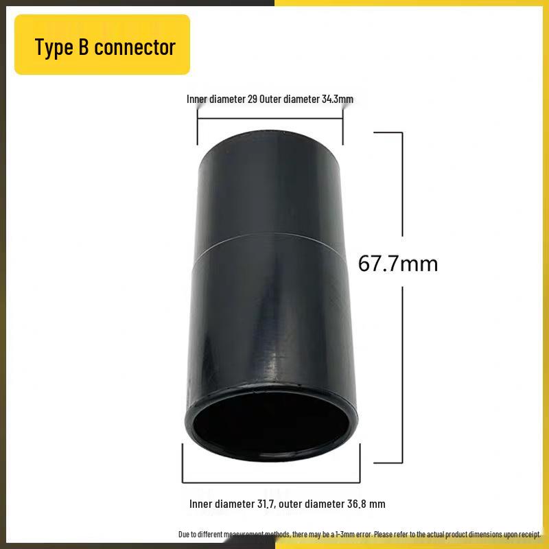 Complete Vacuum Cleaner Adapter Set: Reducing Hose & Quick Connectors (32mm to 35mm, 32mm to 32mm)