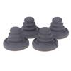4 Pcs Car Door Shock Absorber Cushion Silicone Pad Universal Gasket Trunk Sound Insulation Pad Shockproof Latch Accessories