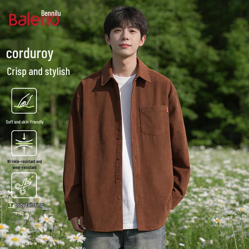 Baleno Herr Manchester Långärmad Skjortjacka