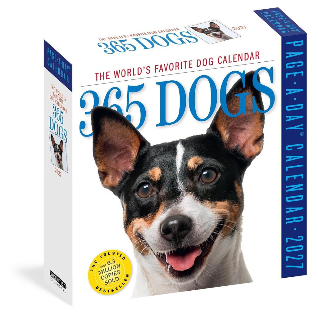 365 Dogs Page-A-Day Calendar 2027 Worlds Favorite Dog