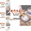 Rose Gold Stainless Steel Measuring Cup And Spoon Set With Markings For Baking And Cooking
