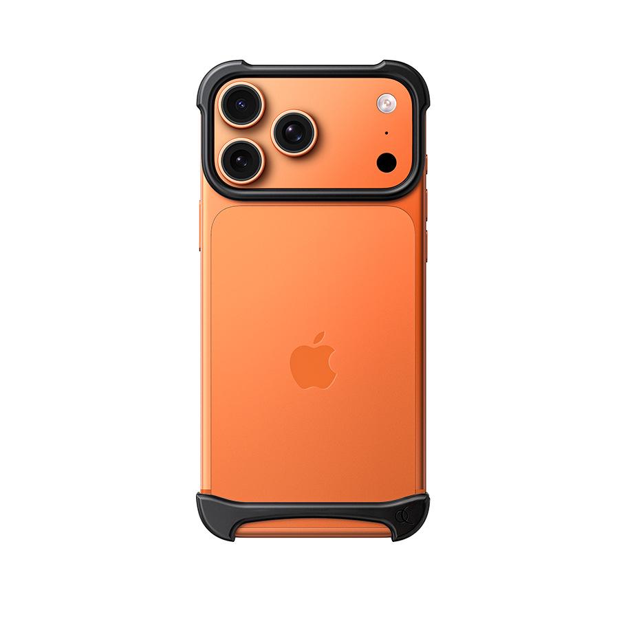 ARC PULSE Metal & Rubber Phone Case for iPhone 17 Air Pro Max - Borderless Protection