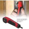 90 Degree Impact Driver Drill Adapter, Multifunctional Red Shockwave Right Angle Adapter Convenient Rubber Handle for Drilling