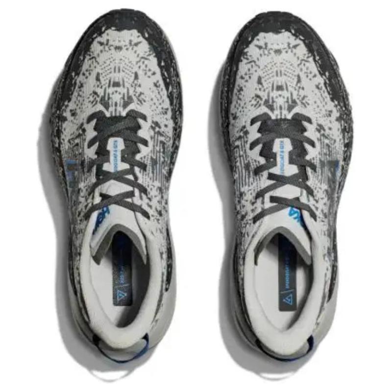 HOKA ONE ONE SPEEDGOAT 6 Cushioned Slip-Resistant Rebound Low-Top Running Shoes Men's Gray Sneakers 1155150-sstt