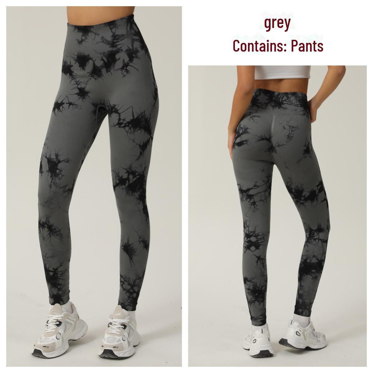 

Бесшовные штаны для йоги с высокой талией, удлиняющие ноги и приподнимающие бедра XL серый