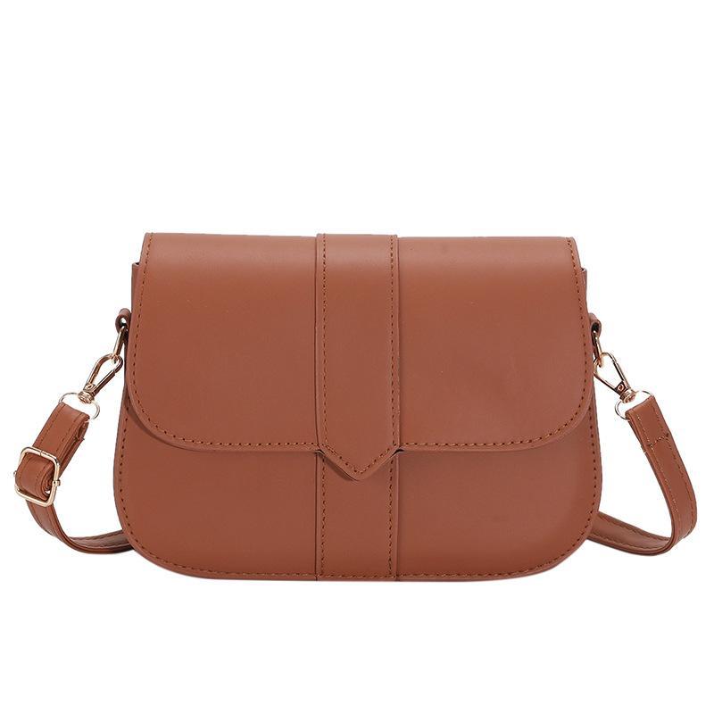 

Большая вместительная сумка на одно плечо, женская модная повседневная сумка из искусственной кожи в корейском стиле, однотонная, конфетного цвета, весна-лето, новинка (20cm<Max Length<30cm)