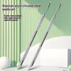 Stainless Steel Dual-Function Cuticle Pusher With Scraper Rust Resistant Nail Tool for Manicure Pedicure Daily Care Use