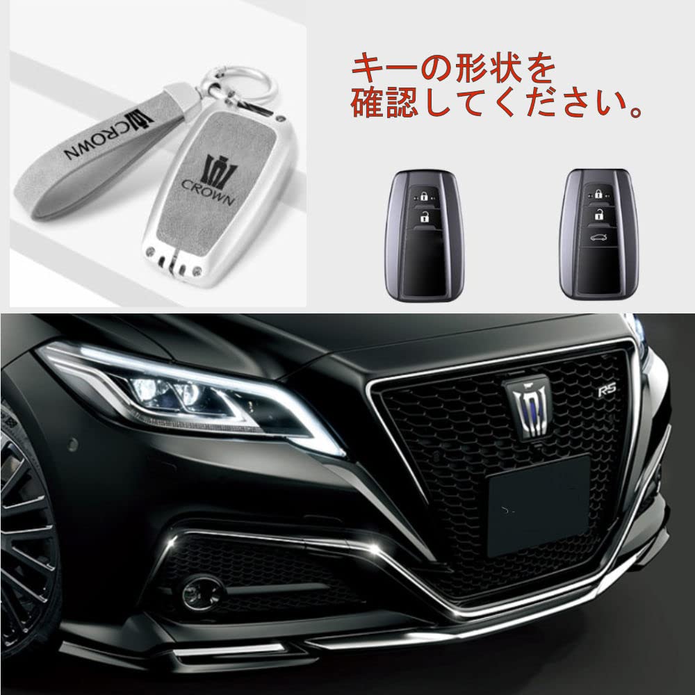 NextBlue Crown 220 Series Compatible Smart Key Case Zinc Alloy Key Holder with Key Holder, Gray