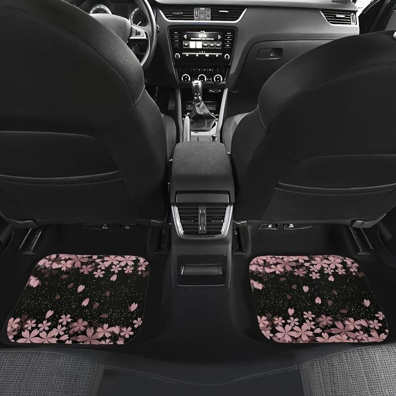 4pcs/Set Universal Car Front/Rear Foot Mats, All-Weather Fit For Cars, Crossovers And Trucks