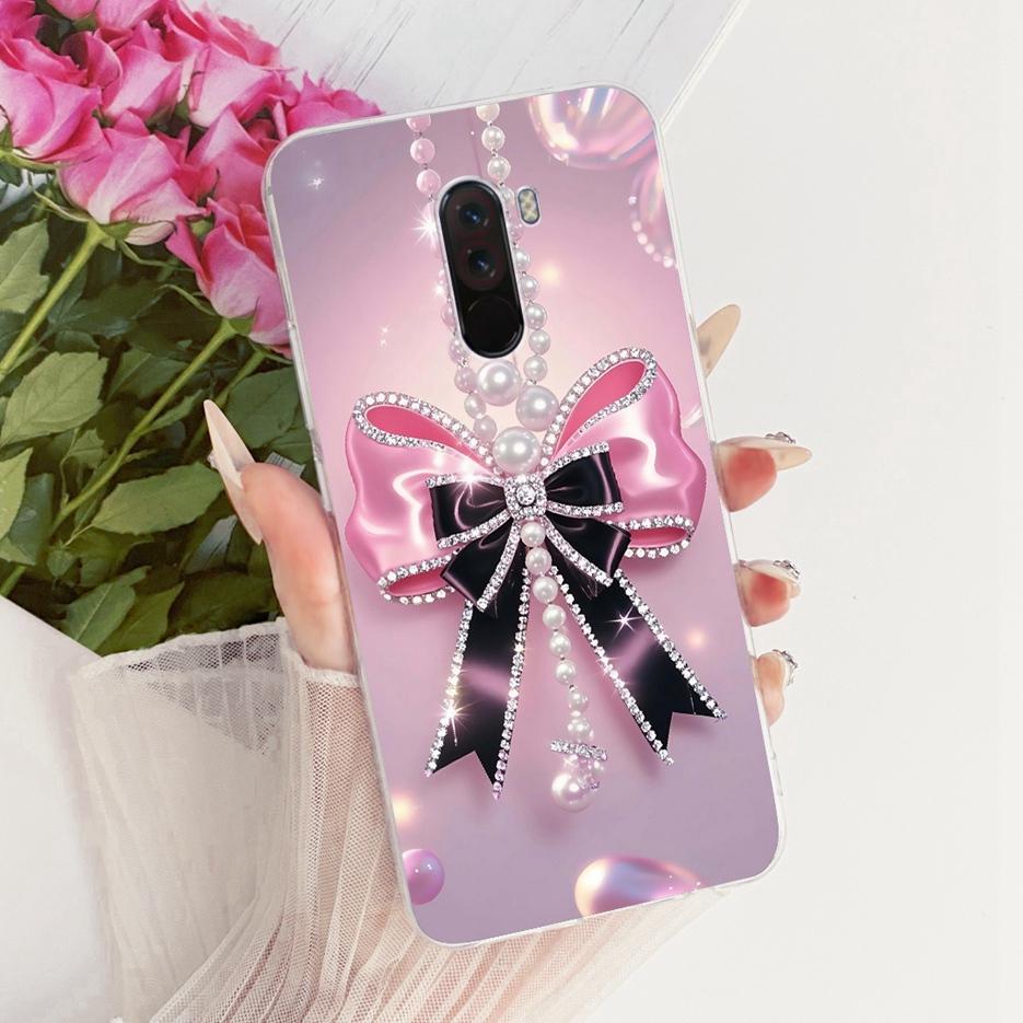 For Xiaomi Pocophone F1 Case Luxury Flowers Butterfly Painted Cover Soft Slim Phone Case For Xiaomi Poco F1 PhoneF1 PocoF1 Shell