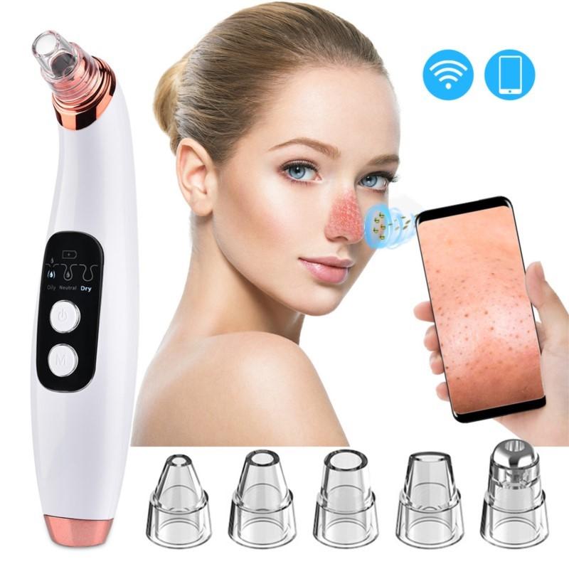 Wifi Visualized Blackhead Suction Instrument Household Electric Acne To Blackhead Pore Cleaning Beauty Instrument