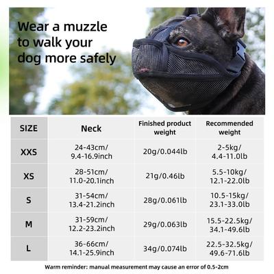 Mesh Breathable Short Nosed Dog Muzzle for Dogs Animals Summer Walking Pet Face Mask Terrier English Bulldog Mascotas Products