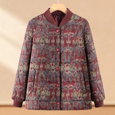 Women's Lightweight Warm Padded Jacket - Ideal for Middle-Aged and Elderly - Close-Fitting Inner Lining for Mothers and Grandmas